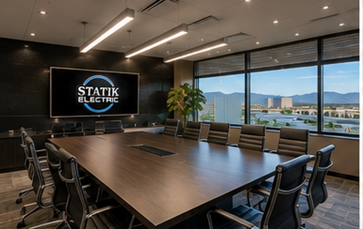 Finished commercial interior